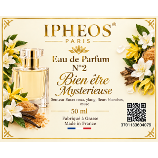 Eau de parfum bien-être MYSTERIEUSE Vanille des Iles