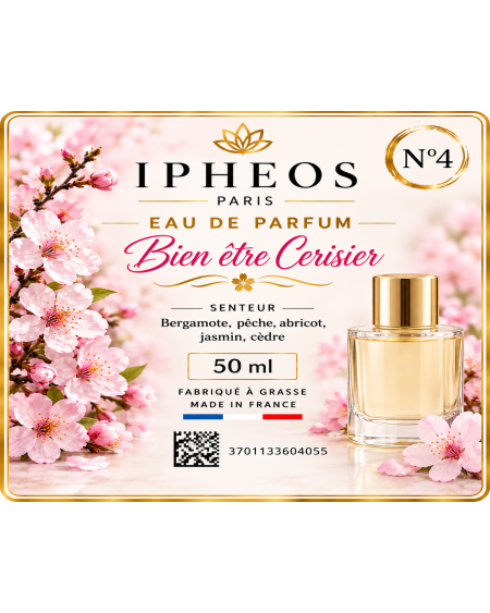 Eau de parfum bien-être CERISIER Fleurs de cerisier et lilas