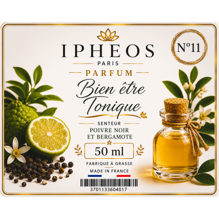 Eau de bien-être Tonique POIVRE NOIR ET BERGAMOTE