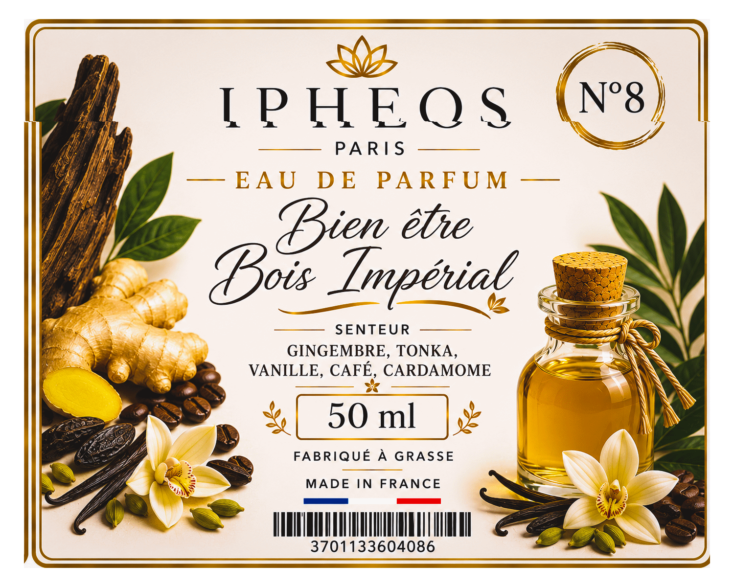 copy of copy of Kopie von Kopie von Kopie von Kopie von Eau de bien-être Envoûtante AMBRE & POUDRE DE RIZ
