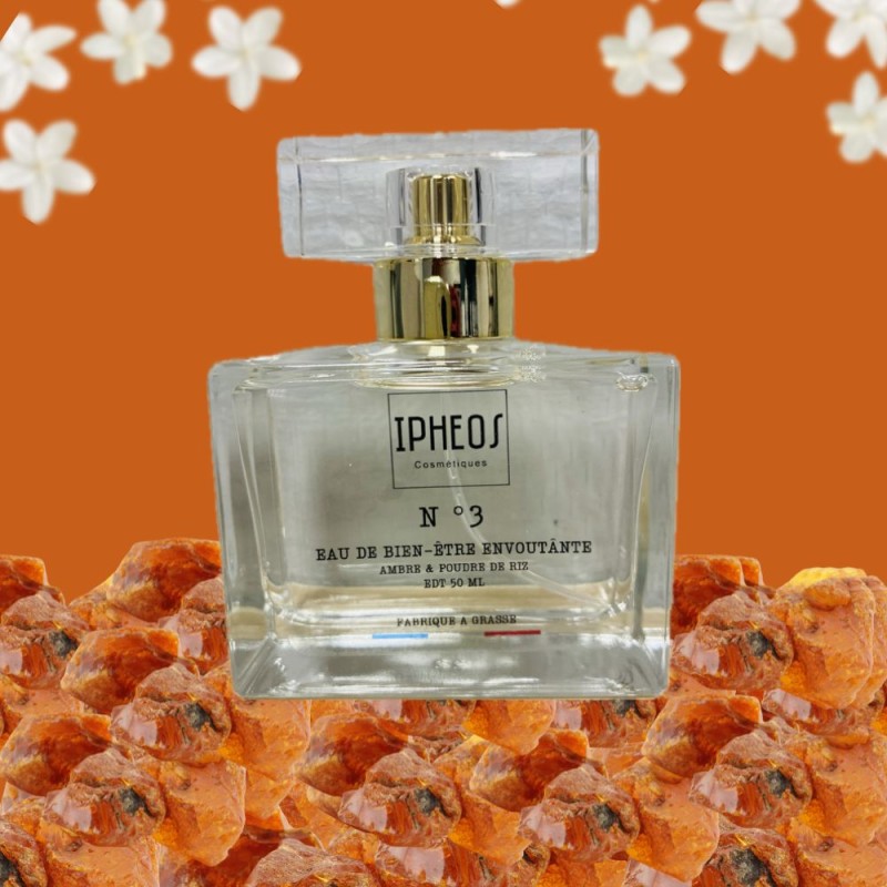 Eau de bien-etre Envoutante AMBRE & POUDRE DE RIZ (50 ml)