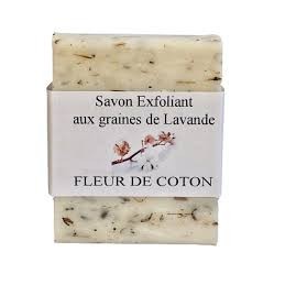 Savon exfoliant Fleur de coton