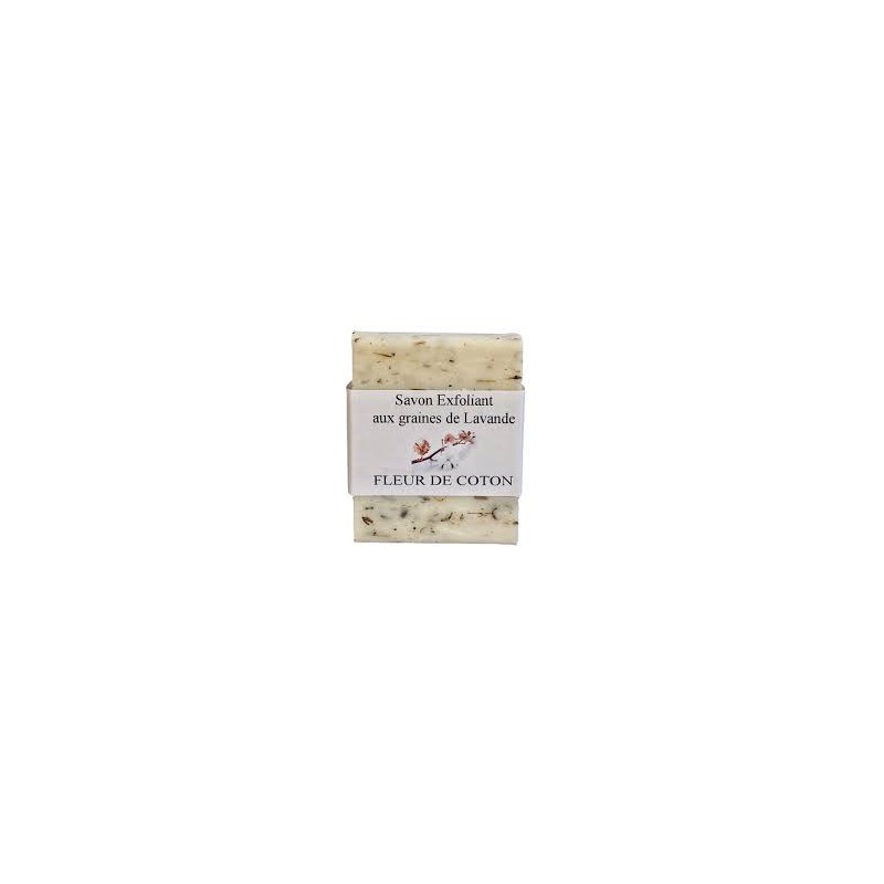 Savon exfoliant Fleur de coton