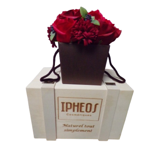 Fleurs de savon de Luxe - ROUGE