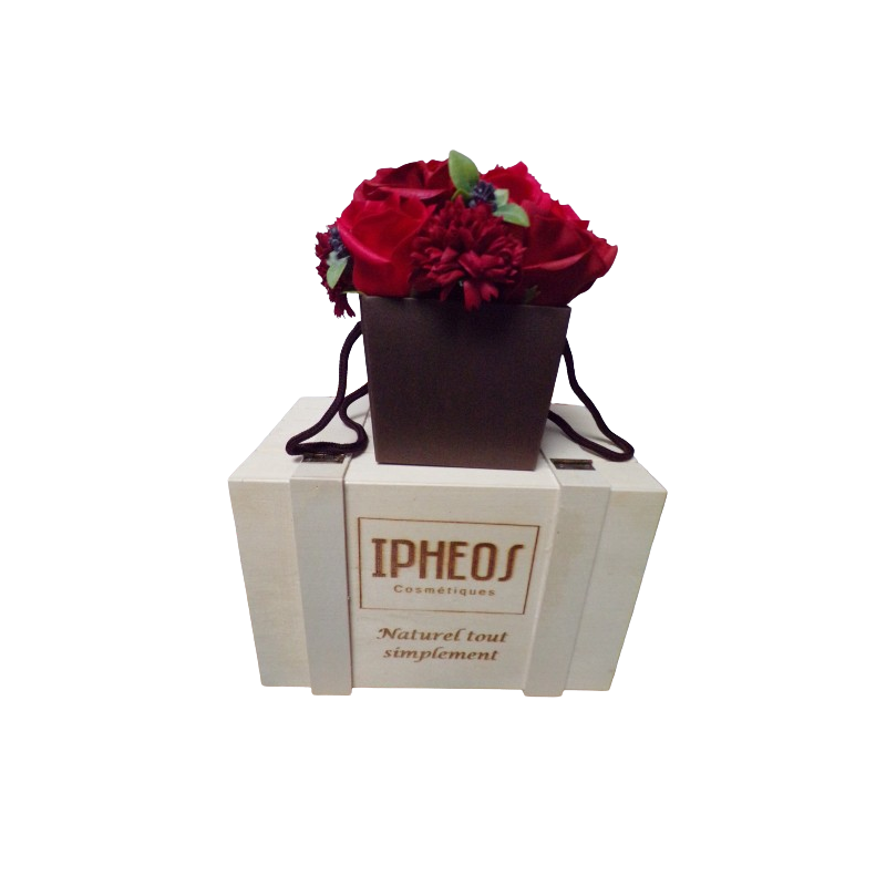 Fleurs de savon de Luxe - ROUGE