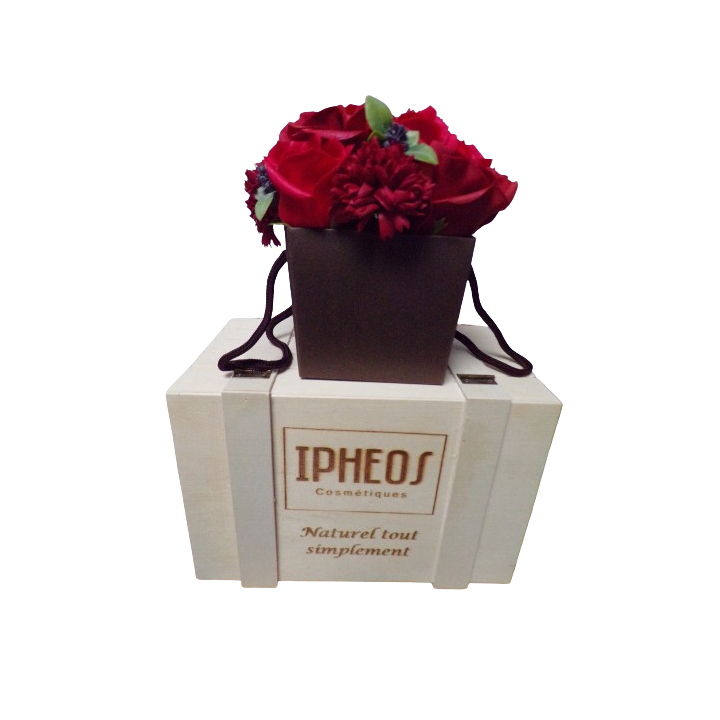 Fleurs de savon de Luxe - ROUGE